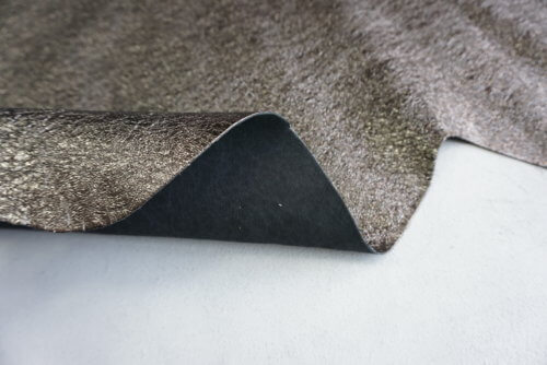 Drabužinė/galanterinė oda - dekoruota, tamsaus sidabro sp., minkšta, 0,8mm, 70x58 - Image 3