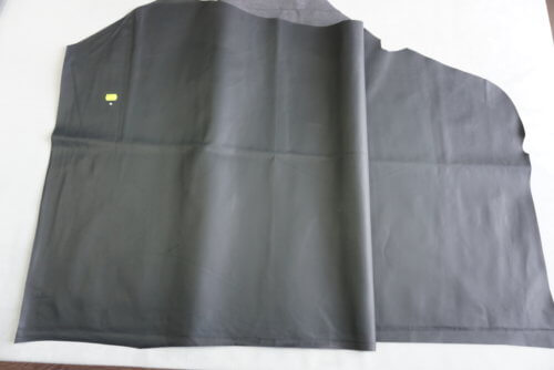 Galanterinė/avalyninė oda - pilka, matinė, minkšta, 0,9mm, 195x90 - Image 2
