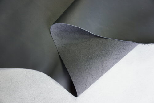 Galanterinė/avalyninė oda - pilka, matinė, minkšta, 0,9mm, 195x90 - Image 3