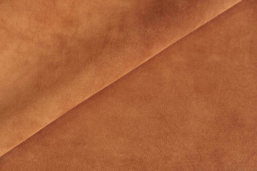 Galanterinė oda - veliūras "Špaltas", ruda, minkšta, 1,3mm, 93x80 - Image 4