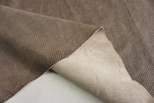 Galanterinė oda - gyvatės rašto, pilkšvai rusva, sendinta, minkšta, 1,8mm, 90x60 - Image 3