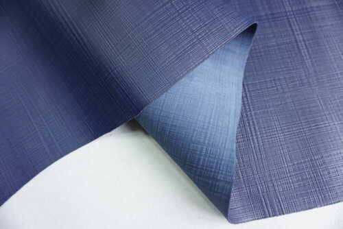 Haberdashery leather - "Bellagio", blue, medium hardness, 1,4mm, 156x87 - Image 3