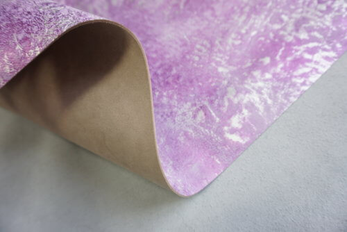 Galanterinė oda - dekoruota, violetinė, minkšta, 0,9mm, 46x46 - Image 4