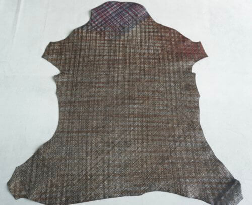 Galanterinė oda - dekoruota, marga, vidut. kietumo, 0,8mm, 68x48 - Image 2