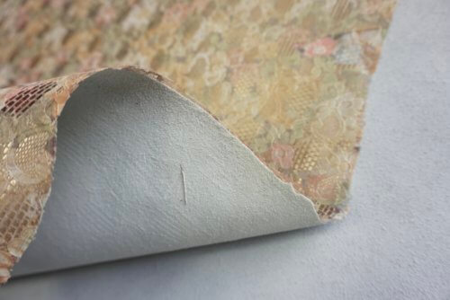 Galanterinė oda - dekoruota, marga, vidut. kietumo, 0,6mm, 62x53 - Image 4
