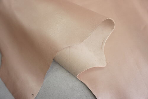 Galanterinė oda - nude, minkšta, 0,7mm, 67x59 - Image 4