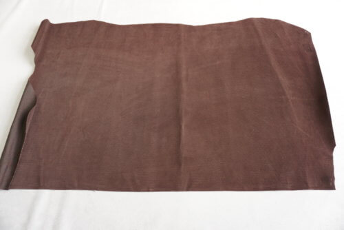 Galanterinė oda - dekoruota, ruda, kieta, 1,4mm, 100x60 - Image 2