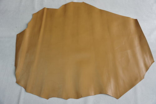 Galanterinė oda - garstyčių, minkšta, 0,7mm, 72x52 - Image 2