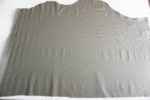 Galanterinė oda - žalsvai pilka, faktūrinė, minkšta, 1,1mm, 121x81 - Image 2