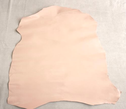 Galanterinė oda - "Ševro", nude, vidut. kietumo, 0,7mm, 60x54 - Image 2