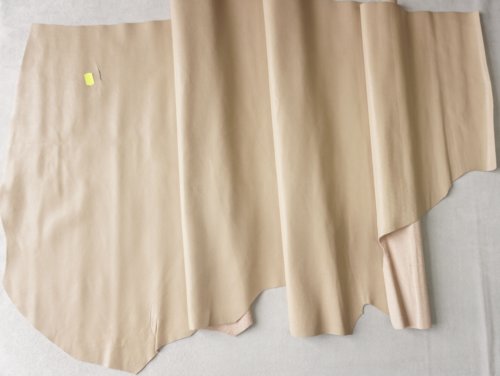 Galanterinė oda - dekoruota, smėlio sp., minkšta, 0,8mm, 159x65 - Image 2