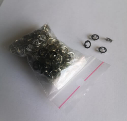 Prong Snap Buttons, black color, 60 pcs, 9,5mm - Image 3