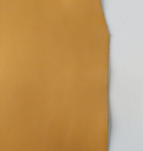 Galanterinė oda - šv. ruda, lygi, minkšta, 1,4mm, 94x83 - Image 2