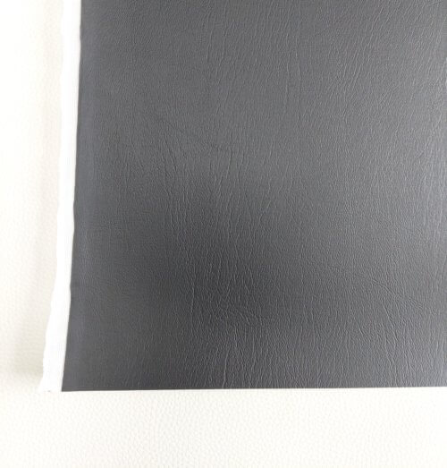 Dirbtinė oda laivams - juoda, su raštu, 1,1mm - Image 2