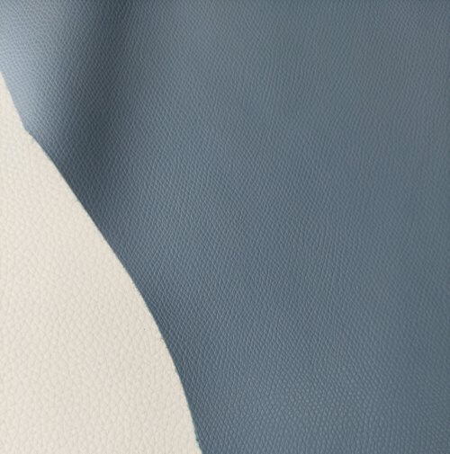 Galanterinė oda - mėlyna, faktūrinė, minkšta, 1,5mm, 114x110 - Image 4