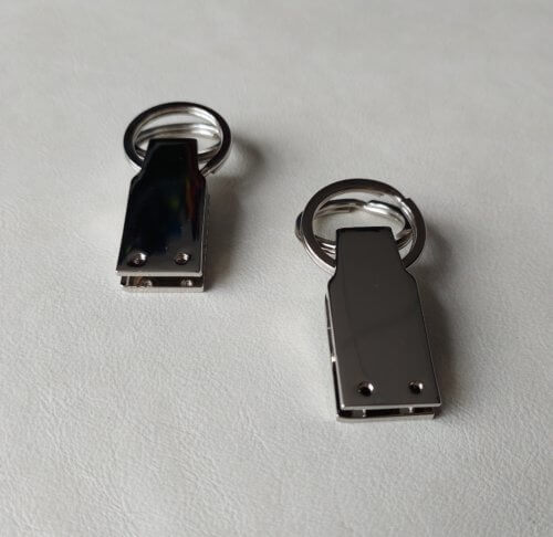 Raktų pakabukas - Italija, metalinis, sidabro spalvos - Image 4