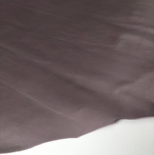 Galanterinė oda - violetinė/perlas, lygi, plona, minkšta, 1,4mm, 190x80 - Image 2