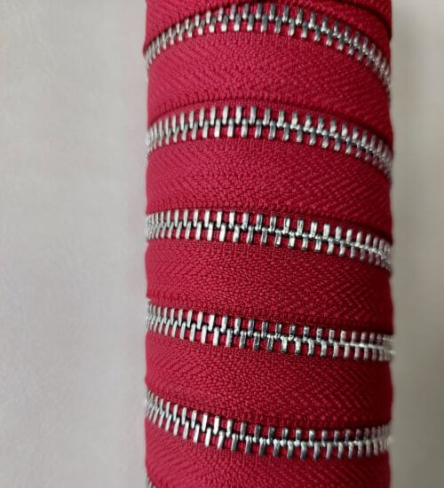 Užtrauktukas - Italija, 5 dydžio, nikelio/sidabro spalvos - Image 3