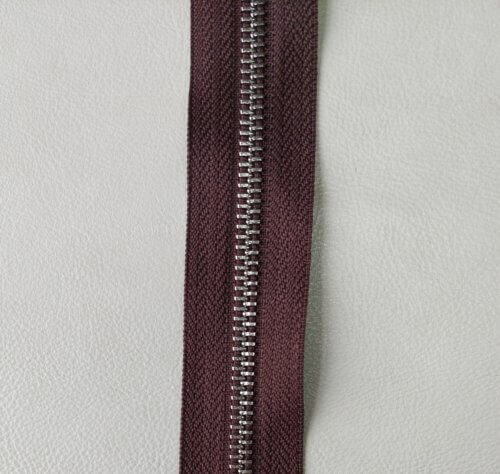 Užtrauktukas - Italija, 5 dydžio, nikelio/sidabro spalvos - Image 4