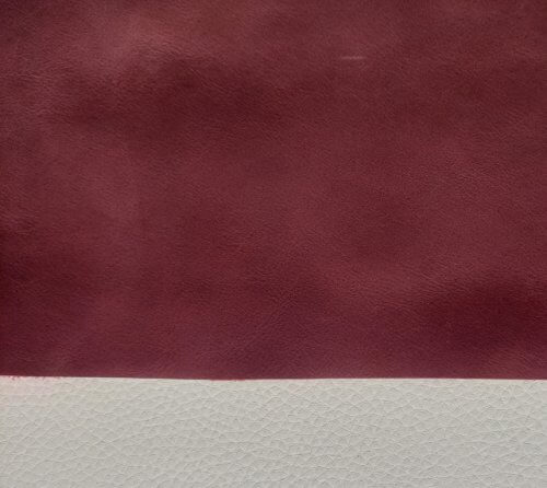 Galanterinė oda - bordo, minkšta, lengvai trinama, 1,5mm, 140x100 - Image 4