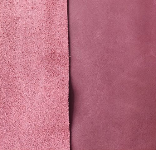 Galanterinė oda - bordo, minkšta, lengvai trinama, 1,5mm, 140x100 - Image 2