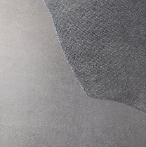 Galanterinė oda - juoda, krastas, vidut. minkštumo, 1,5mm, 98x96 - Image 3