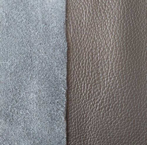 Galanterinė oda - juoda, faktūrinė, stora, minkšta, 1,8mm, 100x100 - Image 3