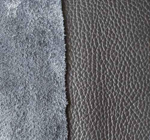 Galanterinė oda - juoda, faktūrinė, stora, minkšta, 1,8mm, 110x87 - Image 3
