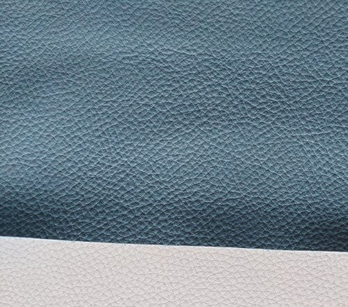 Galanterinė oda - Mėlyna, faktūrinė, minkšta, 1,6mm, 104x90 - Image 4