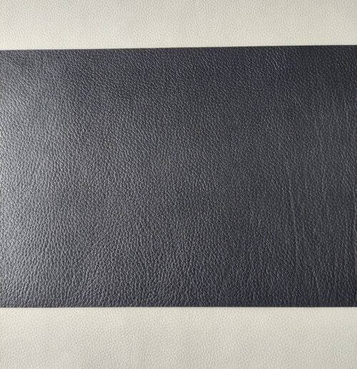 Diržinė oda - juoda, faktūrinė, minkšta, 3,5-4,0mm, 141x20 - Image 3