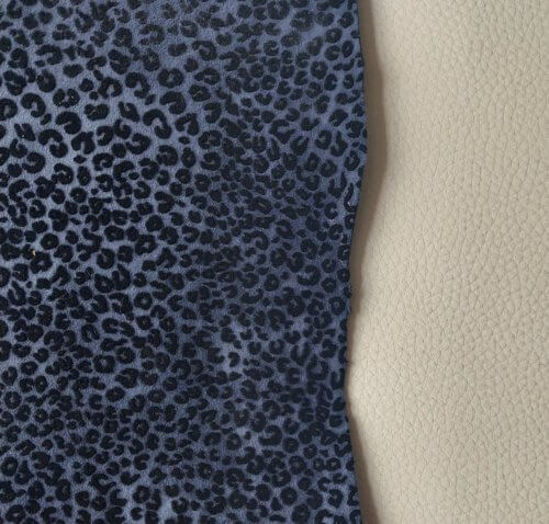 Galanterinė/drabužinė oda - leopardo imitacija, minkšta, 1,2mm, 65x60 - Image 4