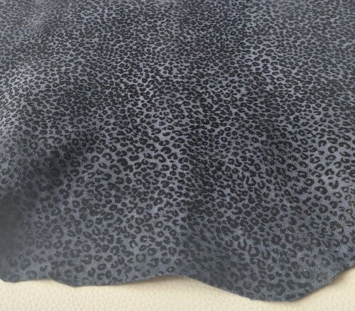 Galanterinė/drabužinė oda - leopardo imitacija, minkšta, 1,2mm, 65x60 - Image 3