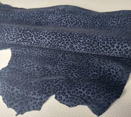 Galanterinė/drabužinė oda - leopardo imitacija, minkšta, 1,2mm, 65x60 - Image 2