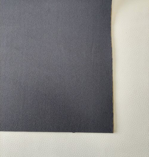 Headliner fabric with foam, Velour, Dark gray/antracite