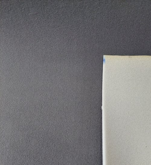 Headliner fabric with foam, Velour, Dark gray/antracite