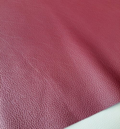 Galanterinė oda - Bordo, minkšta, stambios faktūros, 2,0mm, 210dm2 - Image 2