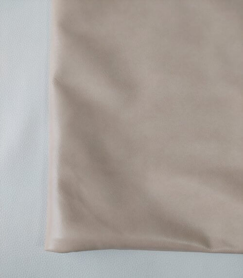Baldinė oda - ,,semi-aniline", beige tamsi, smulkios faktūros - Image 2
