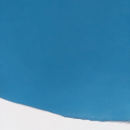 Galanterinė oda - Mėlyna, vidut. kietumo, 1,6mm, 101x66 - Image 3