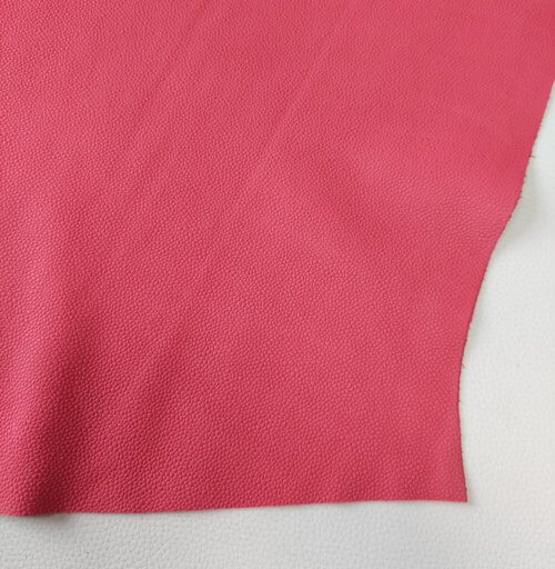 Haberdashery leather - red, small textured, soft, 1,1mm, 124dm2 - Image 3
