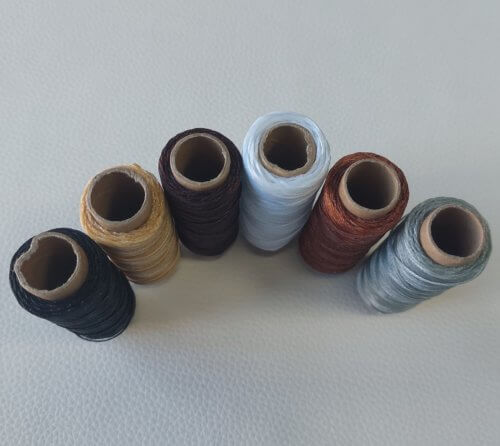 Set of waxed threads - 6 colors, 1mm - Image 3