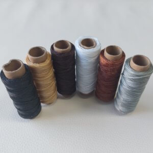 Set of waxed threads - 6 colors, 1mm