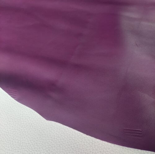 Galanterinė oda - Violetinė, lygi, minkšta, 0,8mm, 103x82 - Image 3