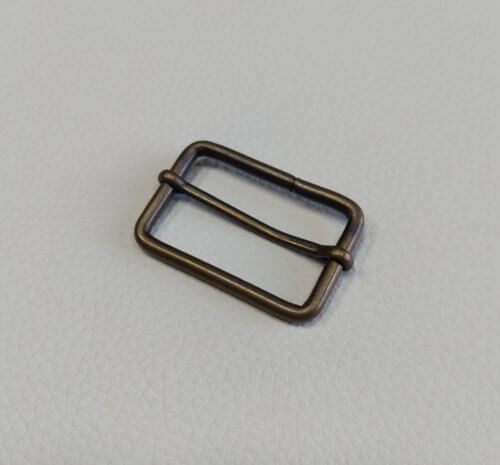 Sliding buckle – Italy, 40mm, antique color - Image 2