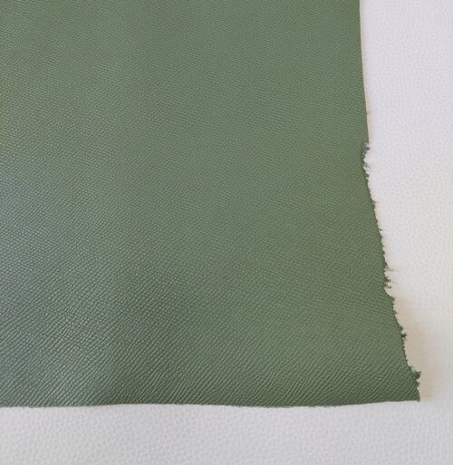 Galanterinė oda - Chaki, vidut. kietumo, su raštu, 1,5mm, 104x72 - Image 4
