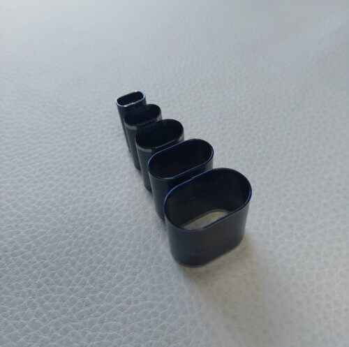 Formelės kirtimui ovalios platesnės - 5vnt, skirtingų dydžių - Image 3