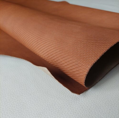 Galanterinė oda - Ruda, faktūrinė, vidut. kietumo, 1,1mm, 115x83 - Image 2