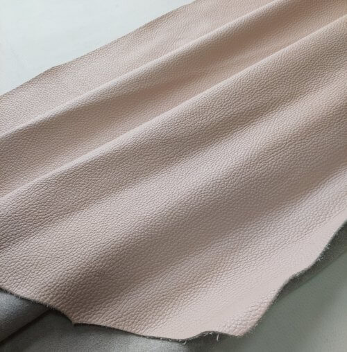 Haberdashery leather - Cream color, textured, soft, "Floter", 1,5mm, 135x95 - Image 2