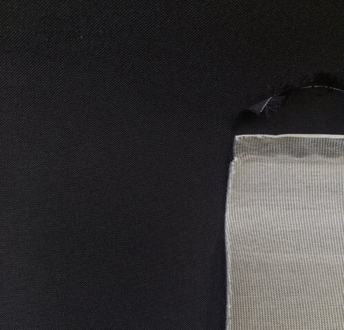 Material for car seat with foam – black with small texture - Image 3