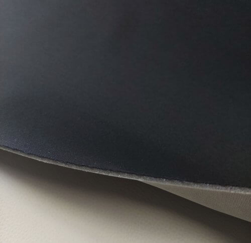 Material for car seat with foam – black with small texture - Image 2