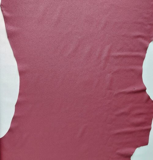 Haberdashery leather - Burgundy, soft, textured, 1,1mm, 190x100 - Image 4